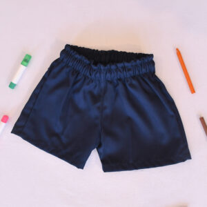 SHORT GABARDINA AZUL
