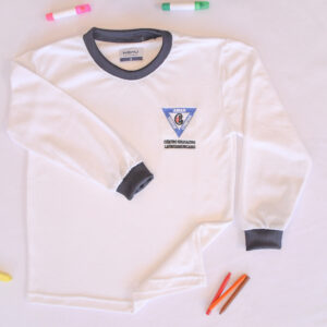 Remera Mangas Largas con cuello y puño azul
