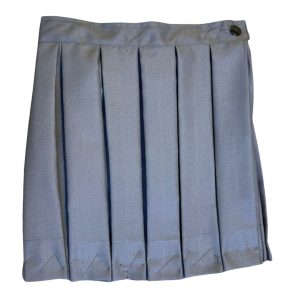 Pollera tableada gris